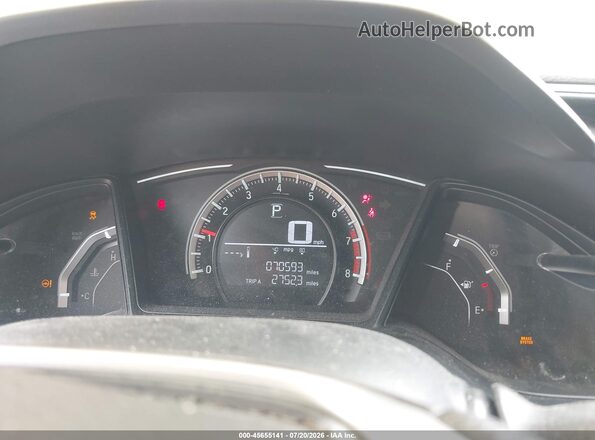 2HGFC2F58JH531932 2018 HONDA CIVIC Gray Հետևի նստատեղերի տեսք