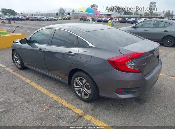 2HGFC2F58JH531932 2018 HONDA CIVIC Gray Հետևի ձախ