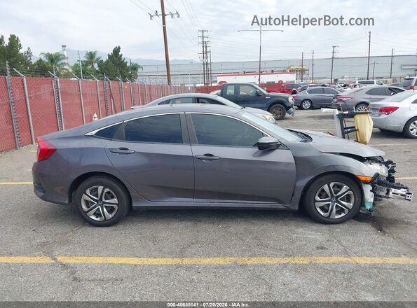 2HGFC2F58JH531932 2018 HONDA CIVIC Gray Սալոնի հետևի տեսք