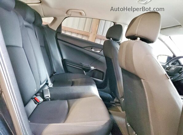 2HGFC2F59GH039743 2016 HONDA CIVIC Black Вид задніх сидінь