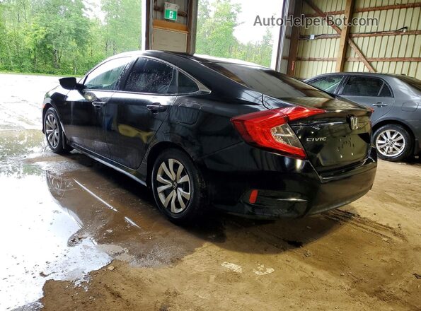 2HGFC2F59GH039743 2016 HONDA CIVIC Black Задня ліва чверть