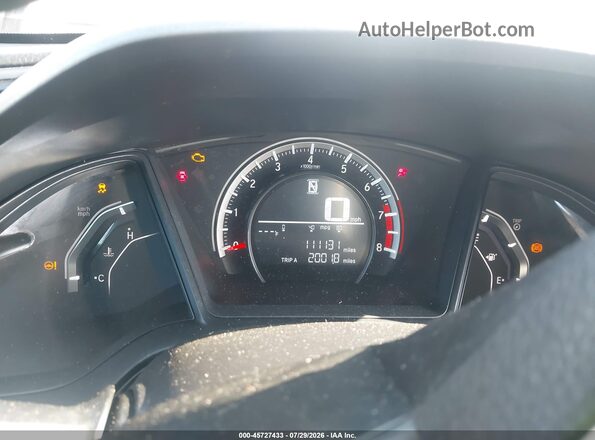 2HGFC2F59GH533021 2016 HONDA CIVIC Серый Вид задних сидений