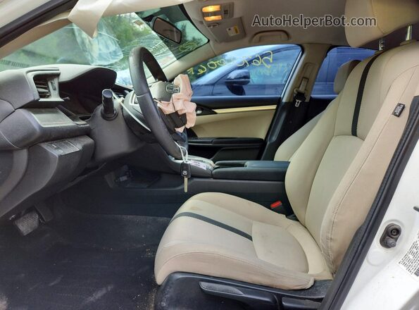 2HGFC2F59GH551938 2016 HONDA CIVIC White Вид салону спереду