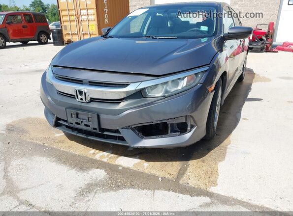2HGFC2F59GH567461 2016 HONDA CIVIC Gray Widok z przodu
