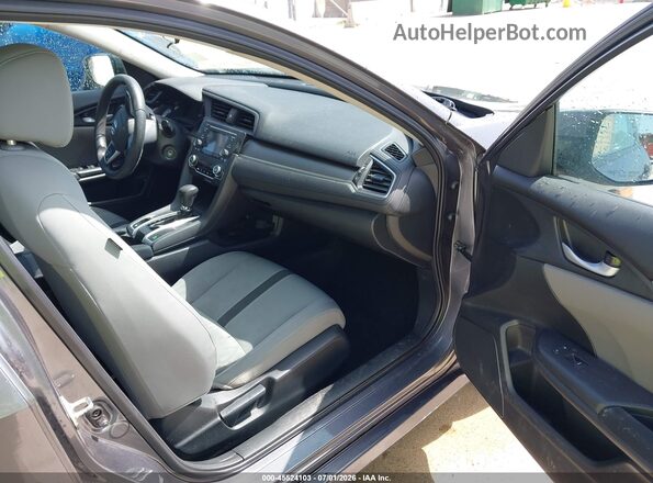2HGFC2F59GH567461 2016 HONDA CIVIC Gray Widok wnętrza z przodu
