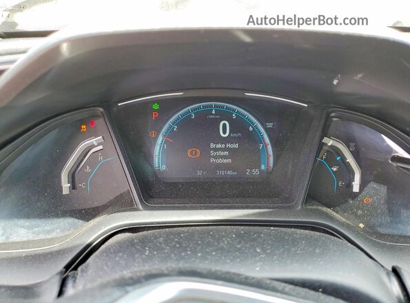 2HGFC2F59HH032129 2017 HONDA CIVIC Gray Instrument cluster view