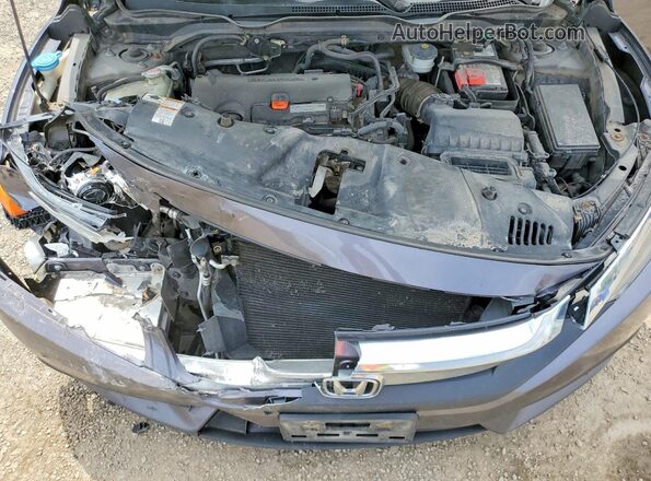 2HGFC2F59HH032129 2017 HONDA CIVIC Gray Rear interior view