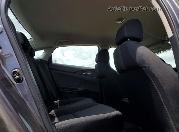 2HGFC2F59HH032129 2017 HONDA CIVIC Gray Rear seats view
