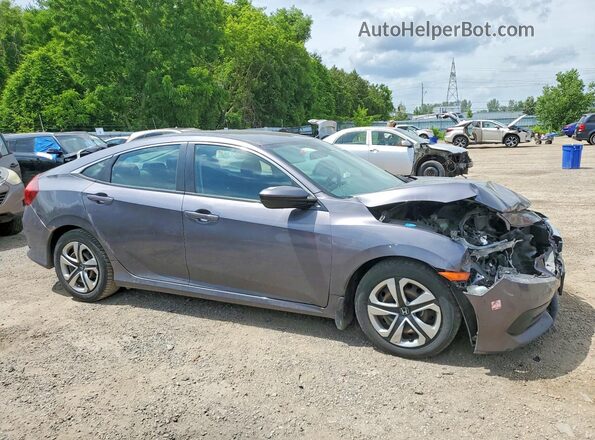 2HGFC2F59HH032129 2017 HONDA CIVIC Gray Front right
