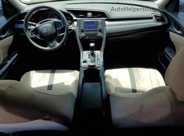 2HGFC2F59HH508055 2017 HONDA CIVIC White Вид панелі приладів