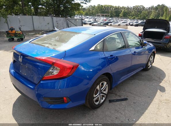 2HGFC2F59HH513496 2017 HONDA CIVIC Blue Задня права чверть