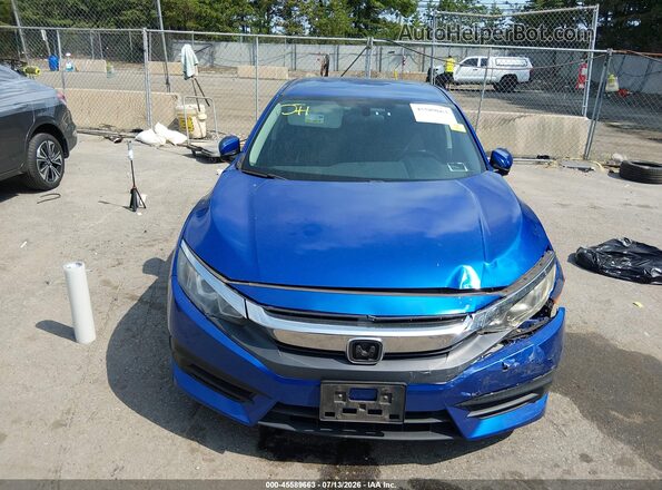 2HGFC2F59HH513496 2017 HONDA CIVIC Blue Вид щитка приладів