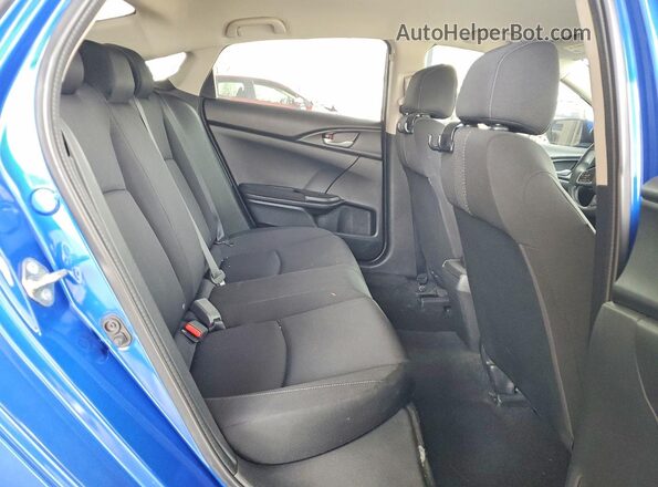 2HGFC2F59HH522876 2017 HONDA CIVIC Blue Vista de los asientos traseros