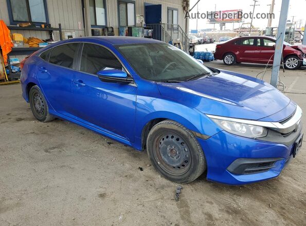 2HGFC2F59HH522876 2017 HONDA CIVIC Blue Delantero derecho