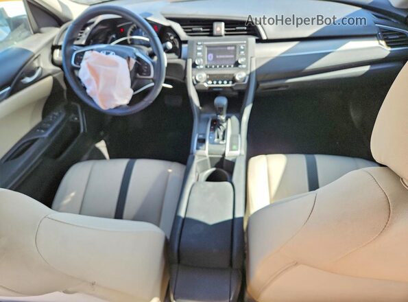 2HGFC2F59HH537359 2017 HONDA CIVIC Белый Вид панели приборов