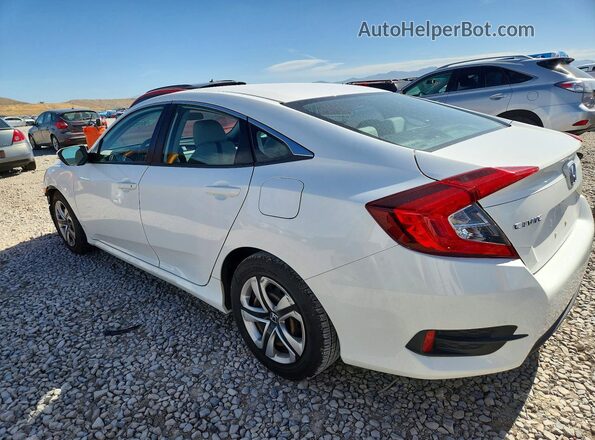 2HGFC2F59HH537359 2017 HONDA CIVIC Белый Задняя левая четверть