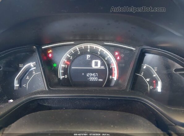2HGFC2F59HH542254 2017 HONDA CIVIC Black Հետևի նստատեղերի տեսք