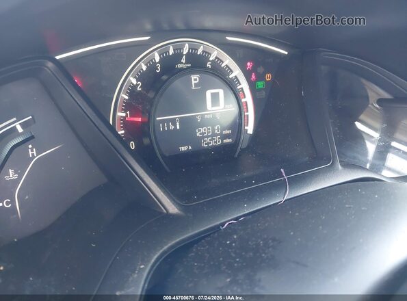 2HGFC2F59HH544456 2017 HONDA CIVIC Gray უკანა სავარძლების ხედი