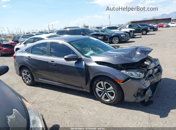 2HGFC2F59HH544456 2017 HONDA CIVIC Gray სალონის 360-გრადუსიანი ხედი