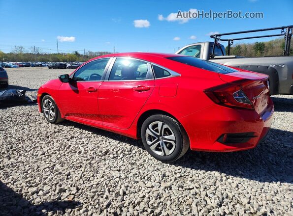 2HGFC2F59HH576047 2017 HONDA CIVIC Red Задня ліва чверть