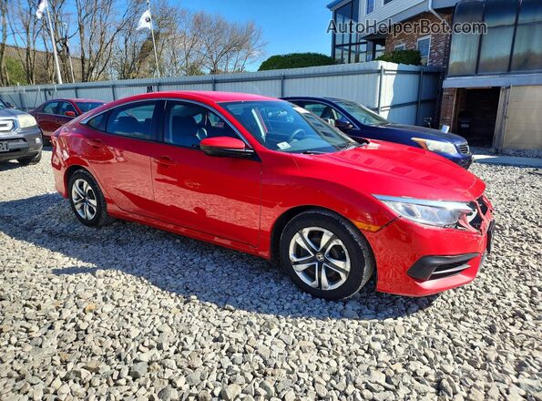 2HGFC2F59HH576047 2017 HONDA CIVIC Red Передня права чверть