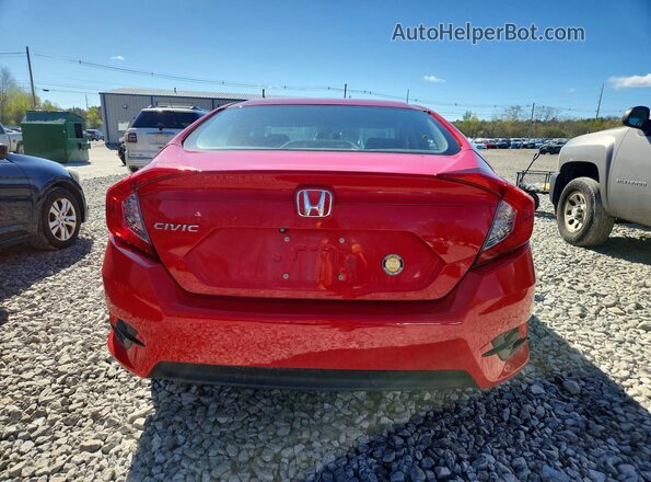 2HGFC2F59HH576047 2017 HONDA CIVIC Red Вид ззаду