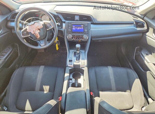 2HGFC2F59HH576047 2017 HONDA CIVIC Red Вид панелі приладів