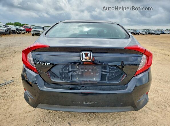 2HGFC2F59JH505016 2018 HONDA CIVIC Black უკანა ხედი