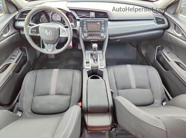 2HGFC2F59JH505016 2018 HONDA CIVIC Black წინა პანელის ხედი
