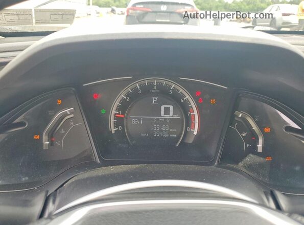 2HGFC2F59JH515187 2018 HONDA CIVIC Белый Вид щитка приборов