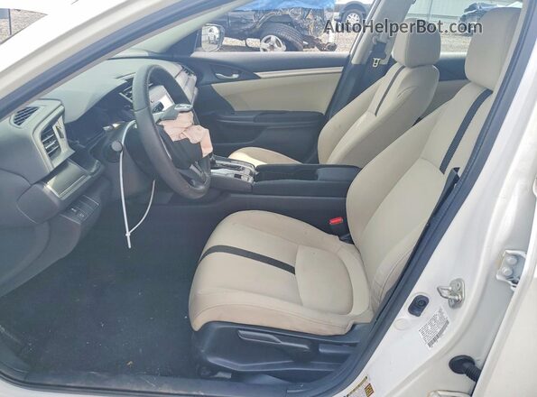 2HGFC2F59JH515187 2018 HONDA CIVIC Белый Вид салона спереди
