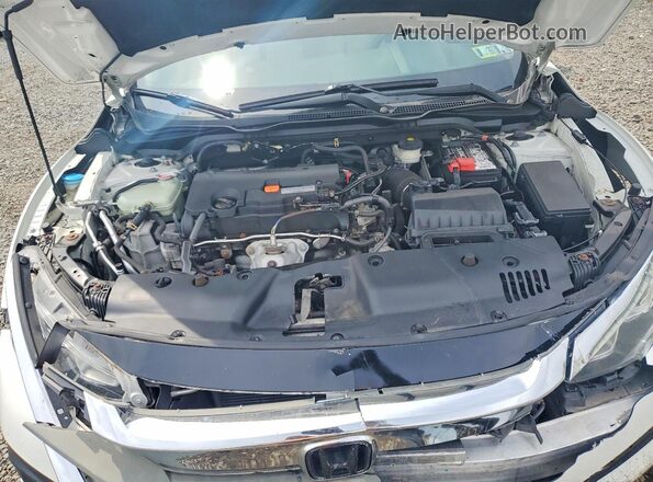 2HGFC2F59JH515187 2018 HONDA CIVIC Белый Вид задней части салона