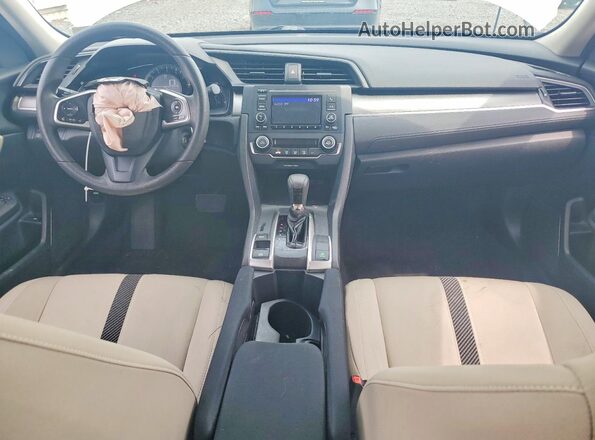 2HGFC2F59JH515187 2018 HONDA CIVIC Белый Вид панели приборов