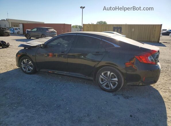 2HGFC2F59JH562638 2018 HONDA CIVIC Black Rear left