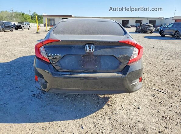 2HGFC2F59JH562638 2018 HONDA CIVIC Black Rear view