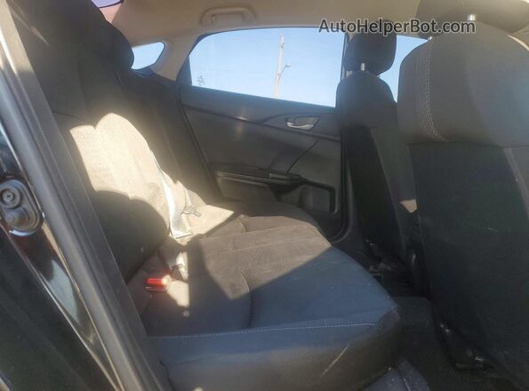 2HGFC2F59JH562638 2018 HONDA CIVIC Black Rear seats view