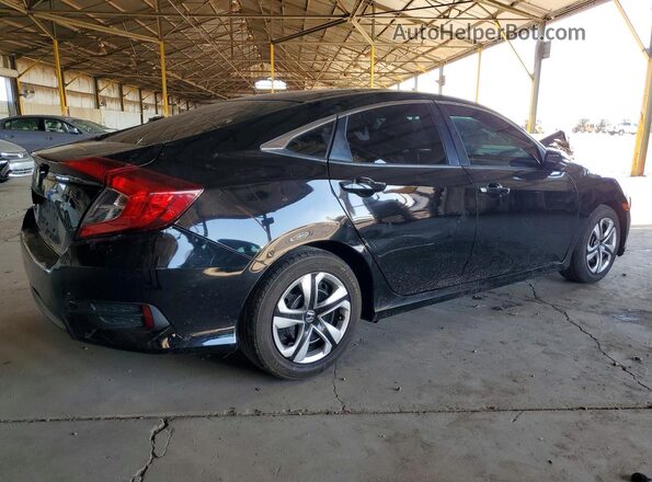 2HGFC2F59JH568729 2018 HONDA CIVIC Black Trasero derecho