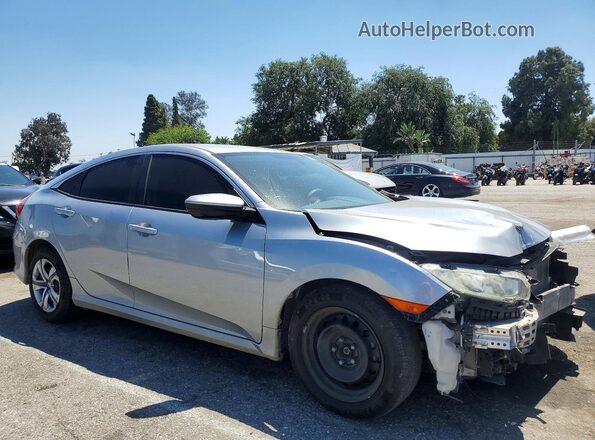 2HGFC2F59JH582565 2018 HONDA CIVIC Silver Delantero derecho