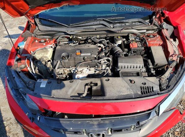2HGFC2F5XGH526711 2016 HONDA CIVIC Red Widok wnętrza z tyłu