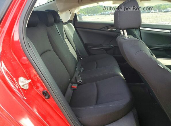 2HGFC2F5XGH526711 2016 HONDA CIVIC Red Widok tylnych siedzeń