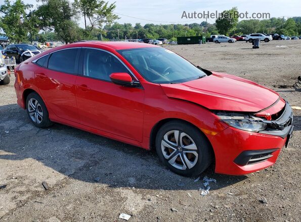 2HGFC2F5XGH526711 2016 HONDA CIVIC Red Przód prawy