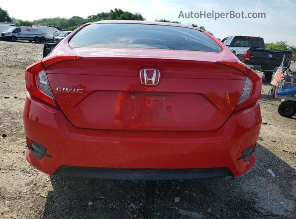 2HGFC2F5XGH526711 2016 HONDA CIVIC Red Widok z tyłu