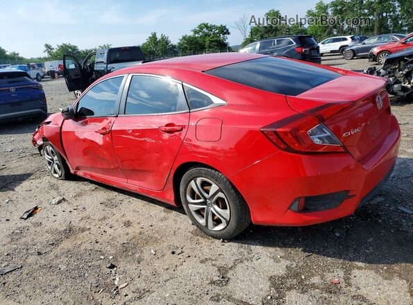 2HGFC2F5XGH526711 2016 HONDA CIVIC Red Tył lewy