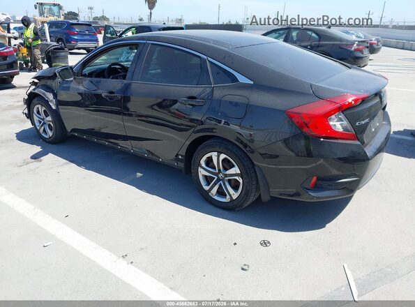 2HGFC2F5XGH544903 2016 HONDA CIVIC Black Tył lewy