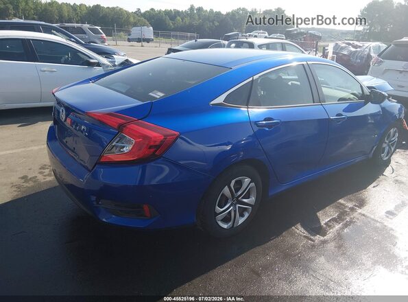 2HGFC2F5XGH565783 2016 HONDA CIVIC Blue Задня права чверть