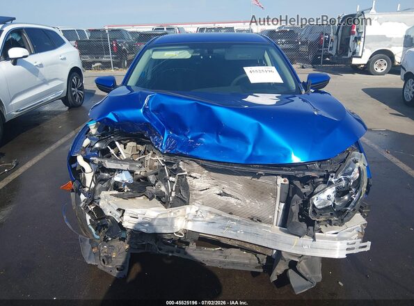 2HGFC2F5XGH565783 2016 HONDA CIVIC Blue Вид задньої частини салону