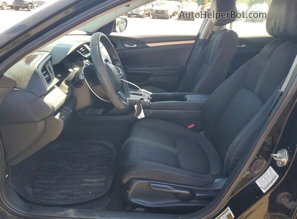 2HGFC2F5XGH568795 2016 HONDA CIVIC Black Front interior view