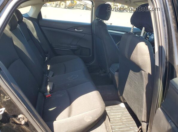 2HGFC2F5XGH568795 2016 HONDA CIVIC Black Rear seats view