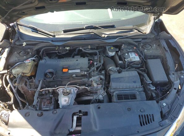 2HGFC2F5XGH568795 2016 HONDA CIVIC Black Rear interior view