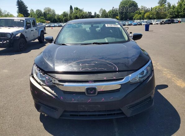 2HGFC2F5XGH568795 2016 HONDA CIVIC Black Front view